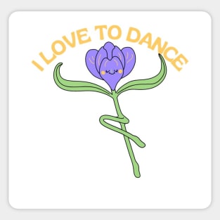 I LOVE TO DANCE Sticker